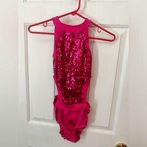 Kelle teen hot pink dance costume